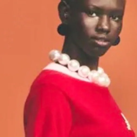 Zara Oversize Faux Pearl Necklace Harry Lambert For Zara Disney Bead - Picture 3 of 13